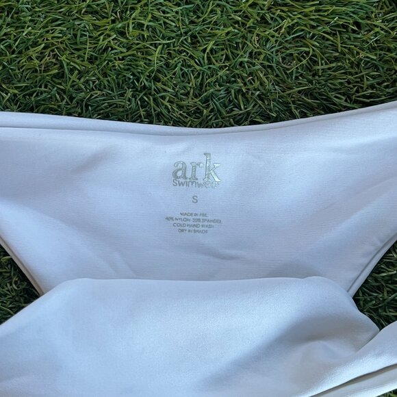 Ark Swimwear White Brazilian Bikini Bottom - Picture 3 of 3